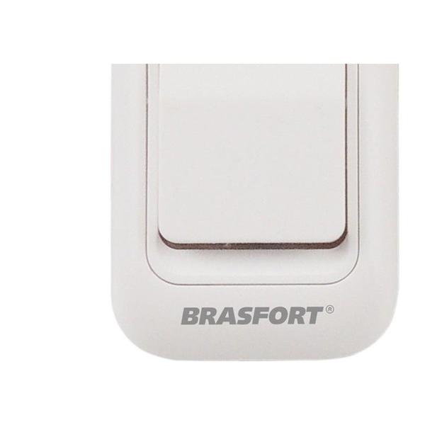 Imagem de Botao P/Campainha Brasfort S/Fio Pilha Branco 7892