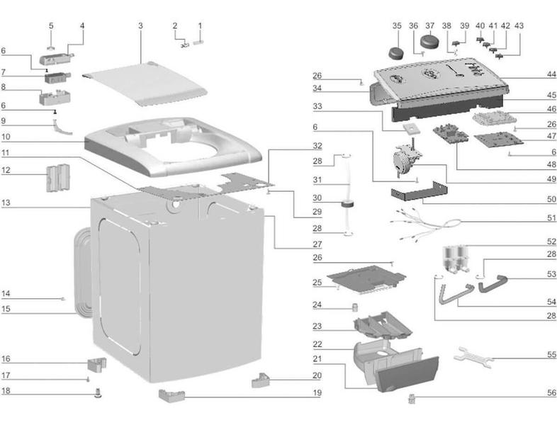 Imagem de Botão Seletor De Programas Para Lavadora De Roupas LTC10 LTC12 LB12Q LBT12 Electrolux Original 67400343