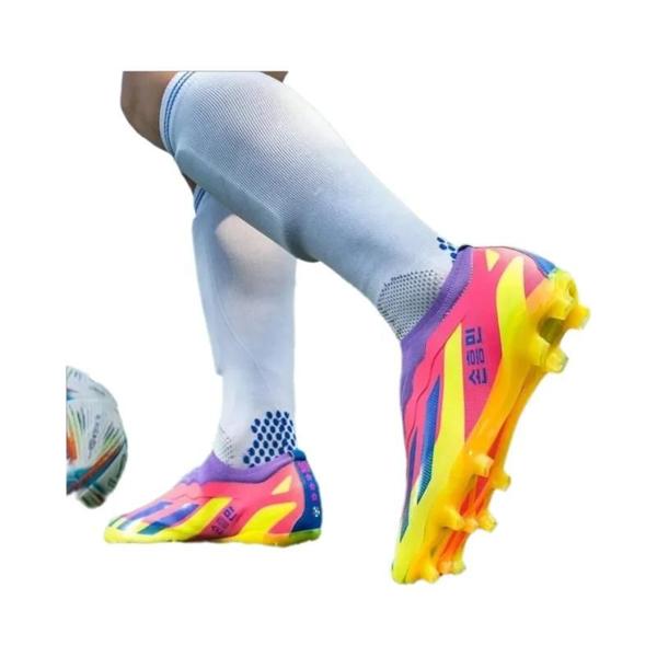 Imagem de Botas De Campo De Futebol Profissional Masculino Unissex Chuteiras De Treinamento De Grama Esporte