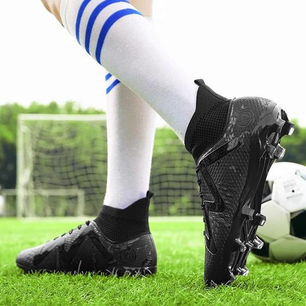 Botas de Futebol Masculinas Antiderrapantes para Treinamento Ao Ar Livre Imagem de Botas de Futebol Masculinas Antiderrapantes para Treinamento Ao Ar Livre