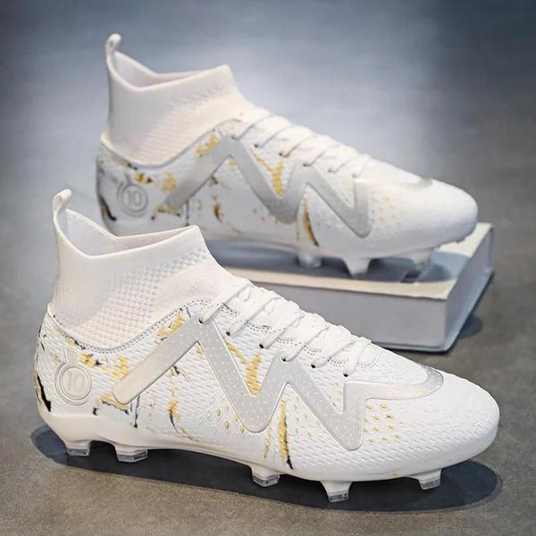 Botas de Futebol Masculinas Antiderrapantes para Treinamento Ao Ar Livre Imagem de Botas de Futebol Masculinas Antiderrapantes para Treinamento Ao Ar Livre
