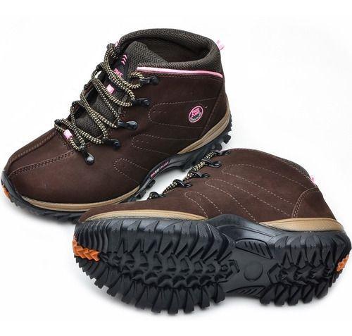 Imagem de Botas Femininas De Couro Adventure De Cano Curto Tenis Caminhada TRILHA TRAIL R2206