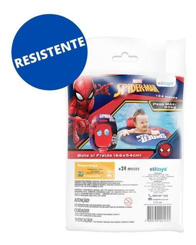 Bote Infantil Com Fralda Homem Aranha Piscina Praia Verão - anjo da mamãe Imagem de Bote Infantil Com Fralda Homem Aranha Piscina Praia Verão