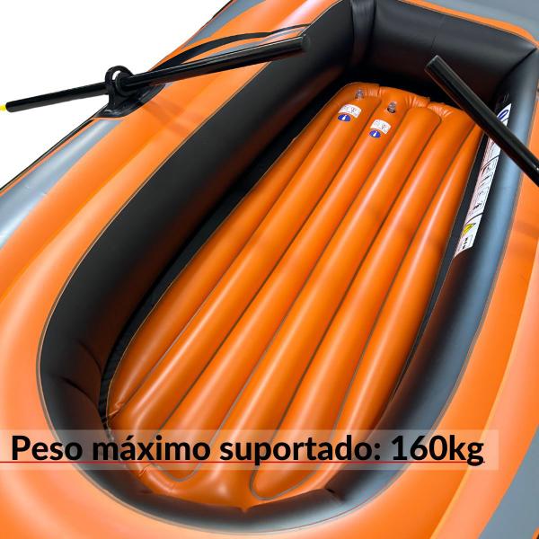 Imagem de Bote Inflável 235cm Importway + 2 Remos + Bomba Manual