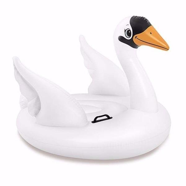 Imagem de Bote Inflável Boia de Cisne Branco Médio - Intex 57557