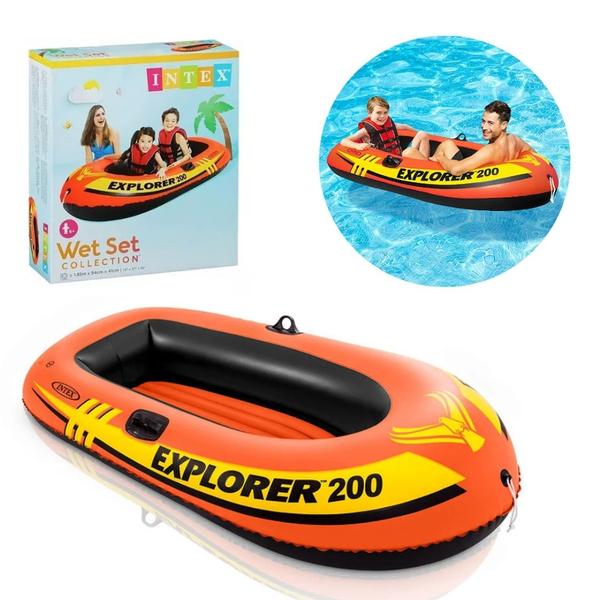 Imagem de Bote Inflável Explorer 200 185X94X41cm 58330 - Intex