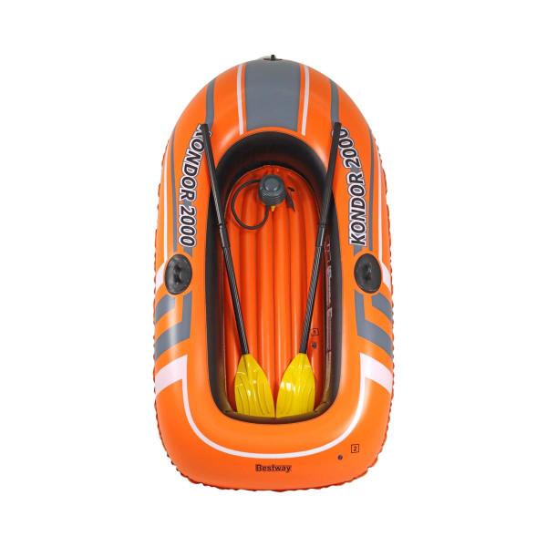 Imagem de  Bote Inflável Hydro-Force Raft Set 1,96 M X 1,14 M C/ Remo + Bomba De Ar 