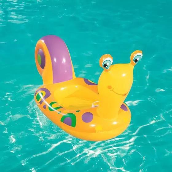 Bote Inflável Infantil Caracol 70cm Resistente para Piscina - Belfix Imagem de Bote Inflável Infantil Caracol 70cm Resistente para Piscina