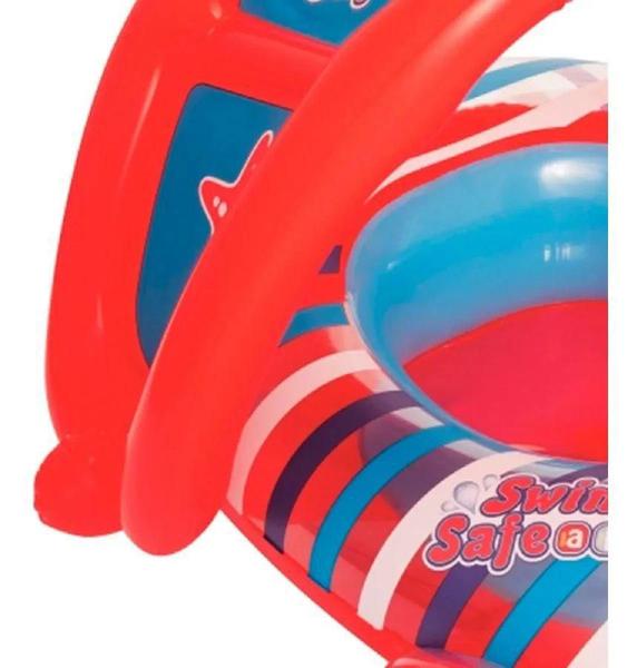 Bote Inflável Infantil Sapinhos Com Cobertura Vermelho Bel - Belfix Imagem de Bote Inflável Infantil Sapinhos Com Cobertura Vermelho Bel
