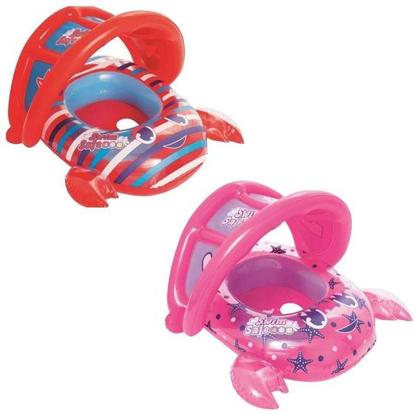 Bote Inflável Infantil Sapinhos Com Cobertura Vermelho Bel - Belfix Imagem de Bote Inflável Infantil Sapinhos Com Cobertura Vermelho Bel
