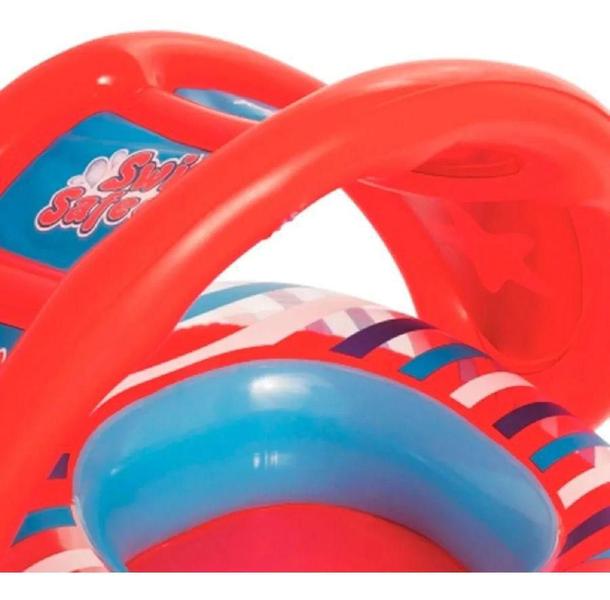Bote Inflável Infantil Sapinhos Com Cobertura Vermelho Bel - Belfix Imagem de Bote Inflável Infantil Sapinhos Com Cobertura Vermelho Bel