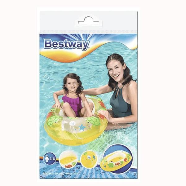 Imagem de Bote Inflável Marinho Amarelo Etitoys Bst-031