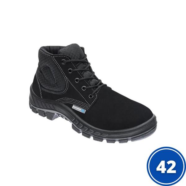 Imagem de BOTINA DE SEGURANÇA NUBUCK PRETO NEW PRIME Nº42 MARLUVAS