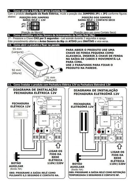 Imagem de Botoeira Temporizada Bt-T12 Para Fechadura Eletroímã Agl  (2120)