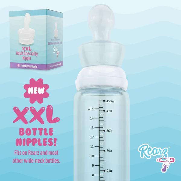 Imagem de Bottle Nipple Rearz Wide Neck XXL Silicone Adult Specialty