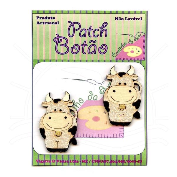 Imagem de Botton Patch Vaca com Sininho 2508 - 2 Unid