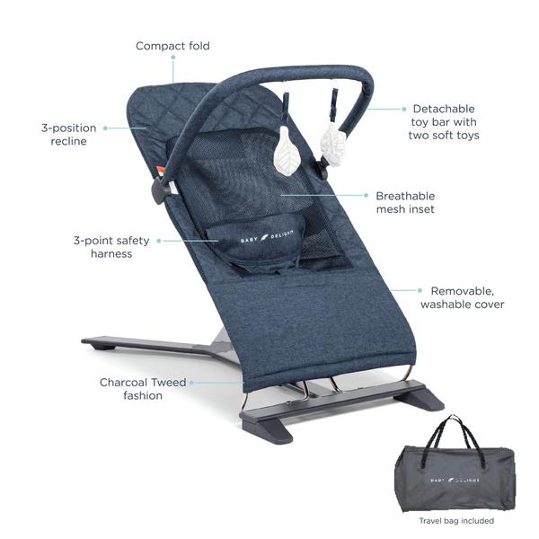 Imagem de Bouncer portátil Baby Delight Alpine Deluxe 0-6 meses