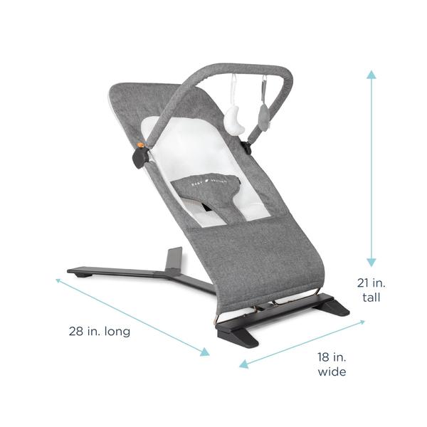 Imagem de Bouncer portátil Baby Delight Alpine Deluxe Charcoal Tweed