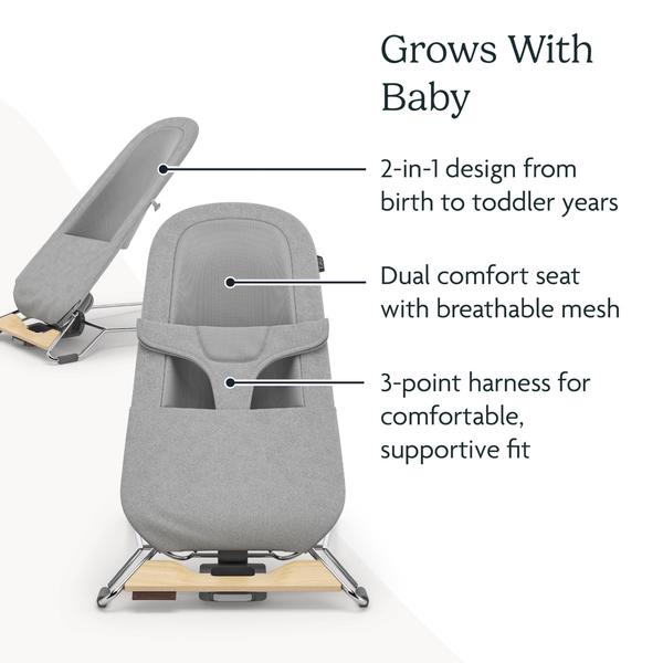 Imagem de Bouncer UPPAbaby Mira 2 em 1 Bouncer + Seat Grows w/ Baby