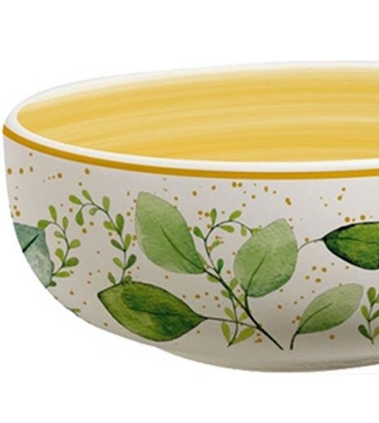 Imagem de Bowl 623ml 15cm Diâmetro Fundo Amarelo Cerâmica Corona Siena