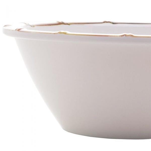 Imagem de Bowl Borda de Bambu Melamina Branco Bon Gourmet 15x6cm