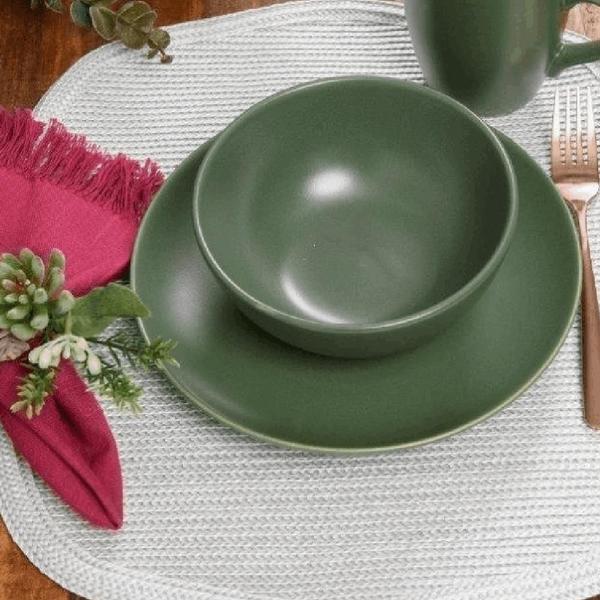 Imagem de Bowl Color Home 550ml verde folha em cerâmica fosca