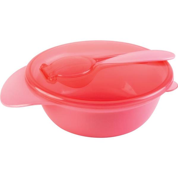 Imagem de Bowl Com Tampa e colher Rosa 12737 - Buba