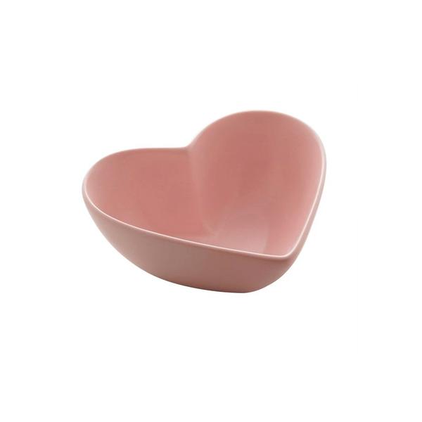 Imagem de Bowl Coração Cerâmica - Rosa - 14cm - Lyor