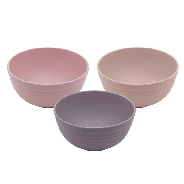 Imagem de Bowl de Bambu Ecológico e PP Lines Colorido 13,5cmx7cm Lyor