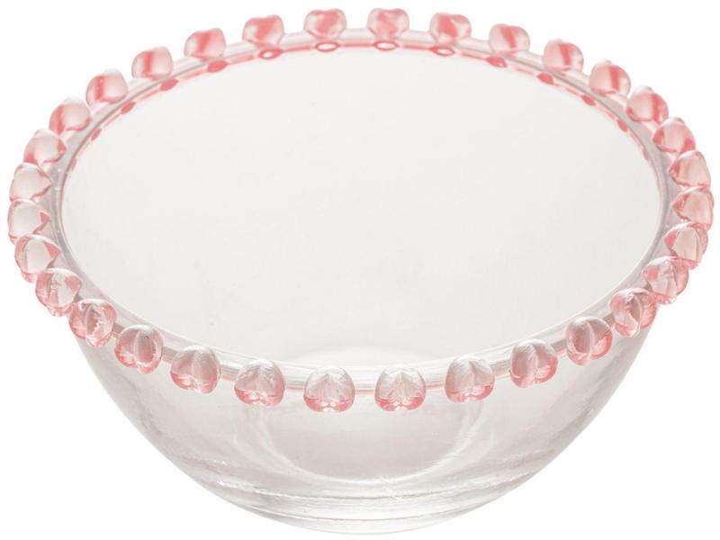 Imagem de Bowl de Cristal Rosa Lyor Coração 330ml