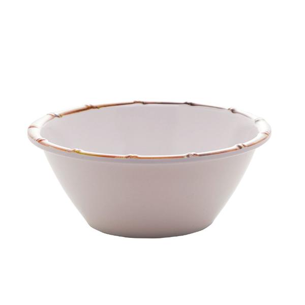 Imagem de Bowl de melamina branco desenho bambu 15 cm wolff