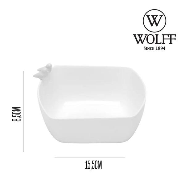 Imagem de Bowl de Porcelana Birds Branco Wolff 8,514,5cm