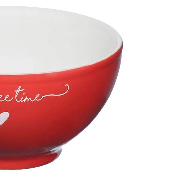 Imagem de Bowl de porcelana lamour vermelho 440ml - HAUSKRAFT