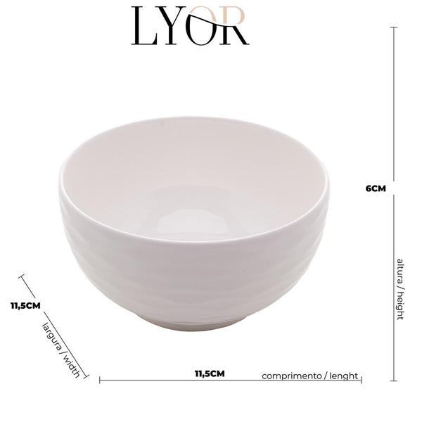 Imagem de Bowl De Porcelana New Bone Lagos Branco 11,5x6cm