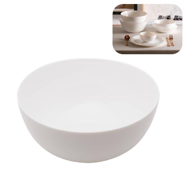 Imagem de Bowl De Vidro Opalino Diwali Branco 12x5cm Multiuso Lyor