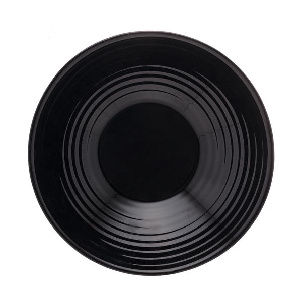 Imagem de BOWL DE VIDRO OPALINO HARENA BLACK 16cm