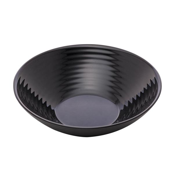 Imagem de BOWL DE VIDRO OPALINO HARENA BLACK 16cm