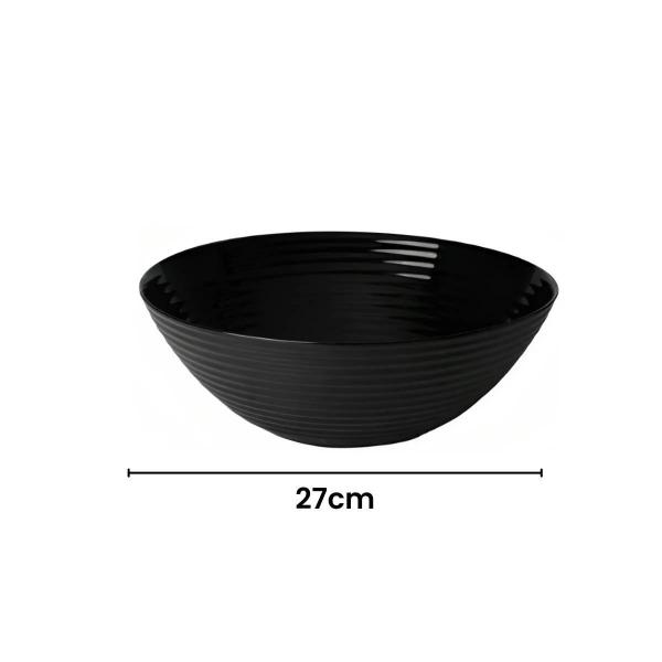 Imagem de Bowl De Vidro Opalino Harena Black 27Cm Luminarc