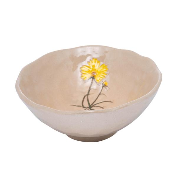 Imagem de Bowl Decorativo Cerâmica Flor Sortido Trento 13X 13X 4Cm - WOLFF MESA