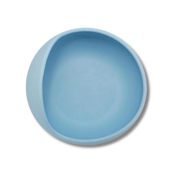 Imagem de Bowl em silicone com ventosa azul - buba