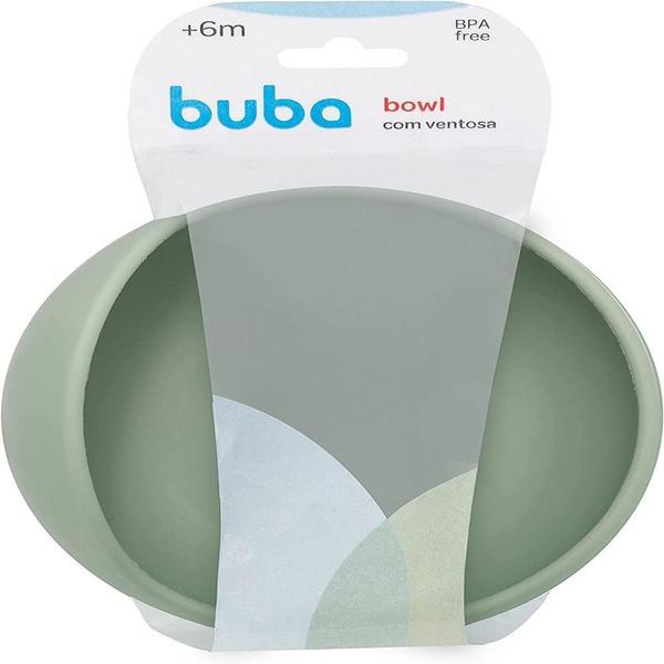 Bowl Em Silicone Com Ventosa Verde - Buba Imagem de Bowl Em Silicone Com Ventosa Verde - Buba