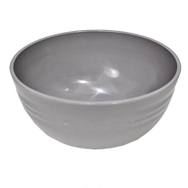 Imagem de Bowl Fibra de Bambu Cinza Lines 15x7,5cm Lyor