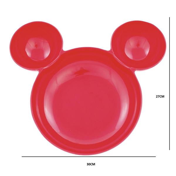 Imagem de BOWL FORMATO MICKEY C/ORELHAS NATALINO MELAMINA 30cm DISNEY