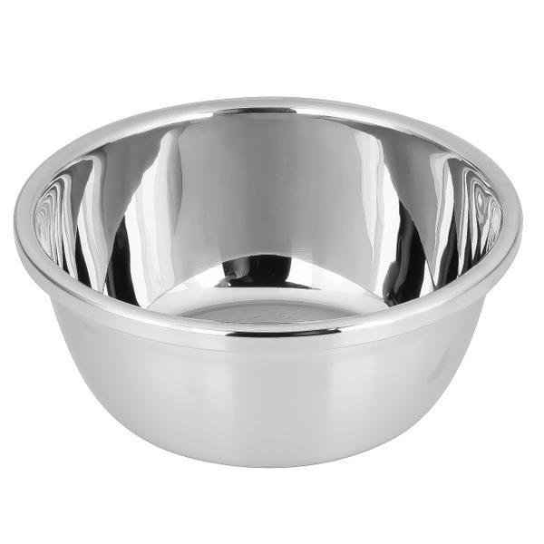 Imagem de Bowl Inox Tigela Pote Bacia Para Cozinha 28cm Multiuso Resistente Gourmet