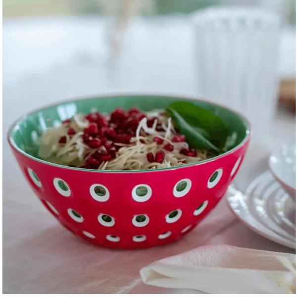 Bowl Magenta E Verde Le Murrine 20Cm - Guzzini Imagem de Bowl Magenta E Verde Le Murrine 20Cm - Guzzini