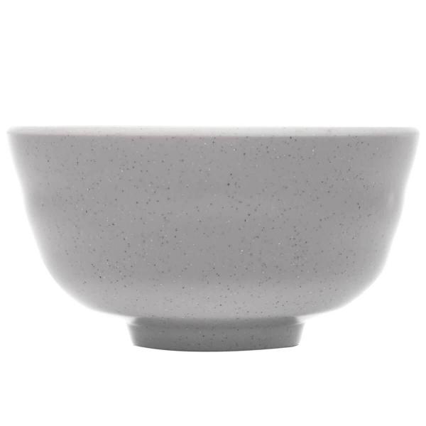 Imagem de Bowl Melamina Ceviche Shimeji 350ml Cinza Lyor Tóquio Granilite Tigela Redonda Oriental