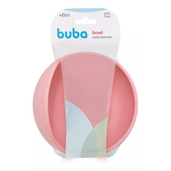 Imagem de Bowl Personalizado Em Silicone Com Ventosa Rosa