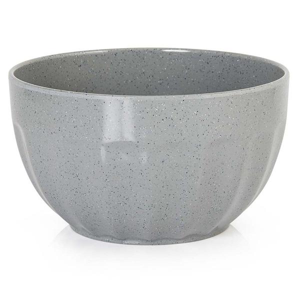 Imagem de Bowl Redondo Melamina Gourmet Mix 2,4 Litros Cinza Stone