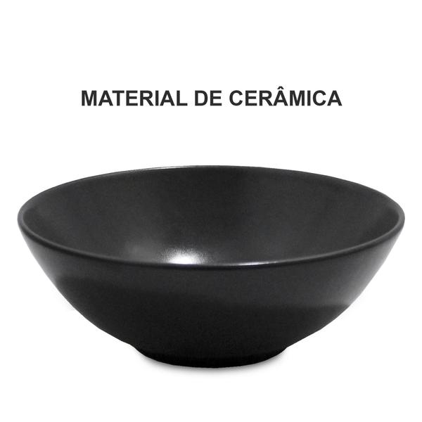 Imagem de Bowl Tigela Cerâmica Ideal Cereais Frutas Caldos Sopas 300Ml