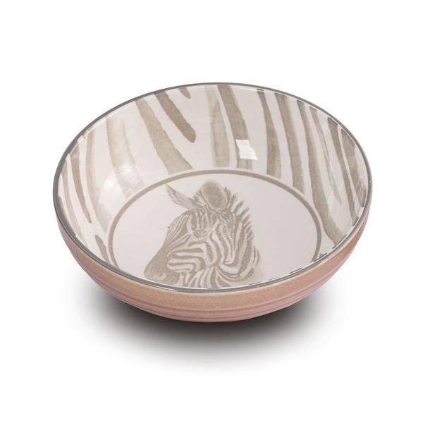 Imagem de Bowl Tigela Cumbuca Cereais Zebra Pequena 12,5 X 4 Cm